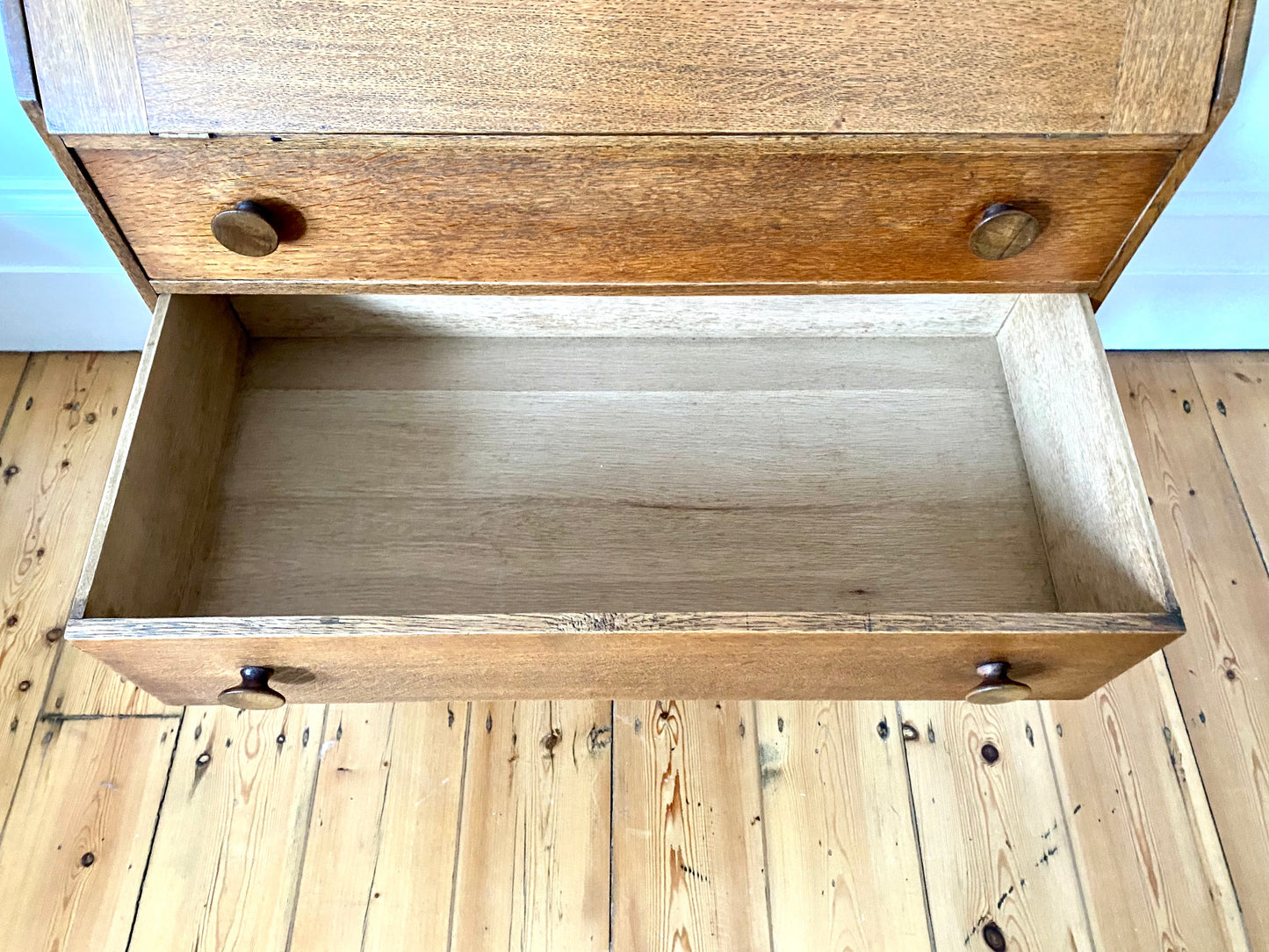 Vintage oak bureau