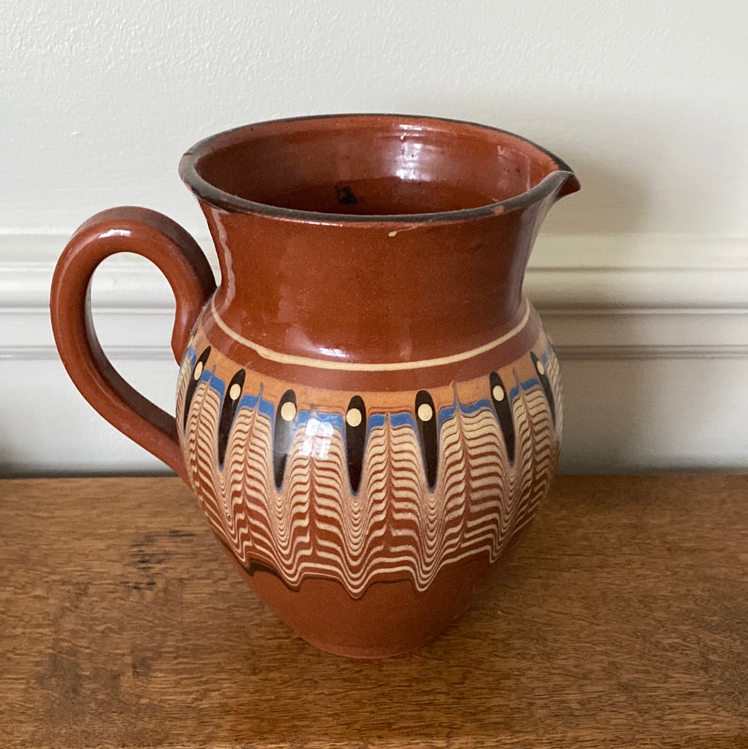 Troyan pottery jug - brown