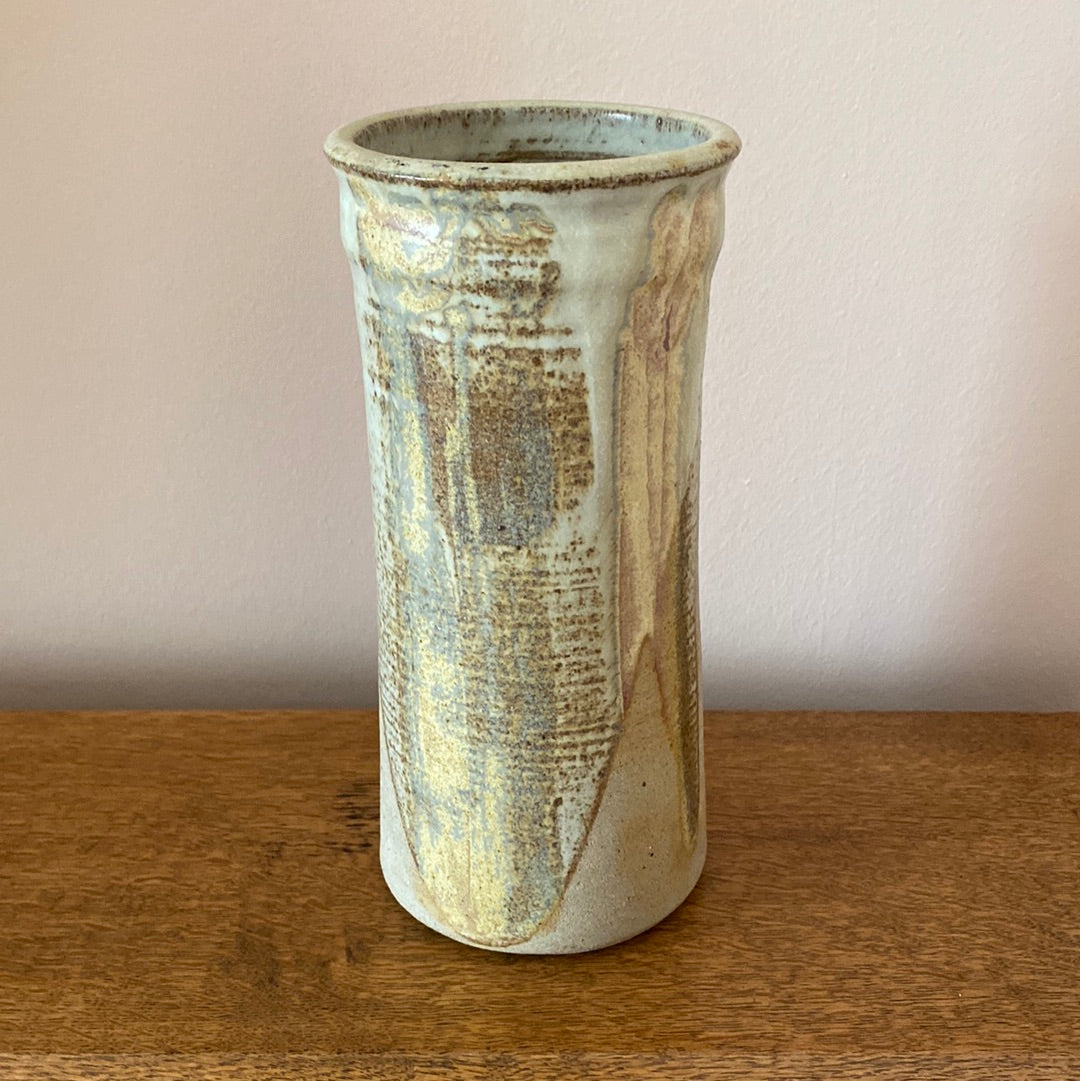 Vintage studio pottery mid-century vase